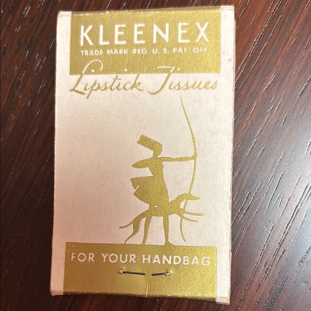 VTG Kleenex Brand Lipstick Tissues